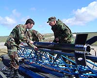 Cadets from all services regularly participate in space related activities, as seen here, to hone their engineering skills.