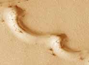 False color image of dunes